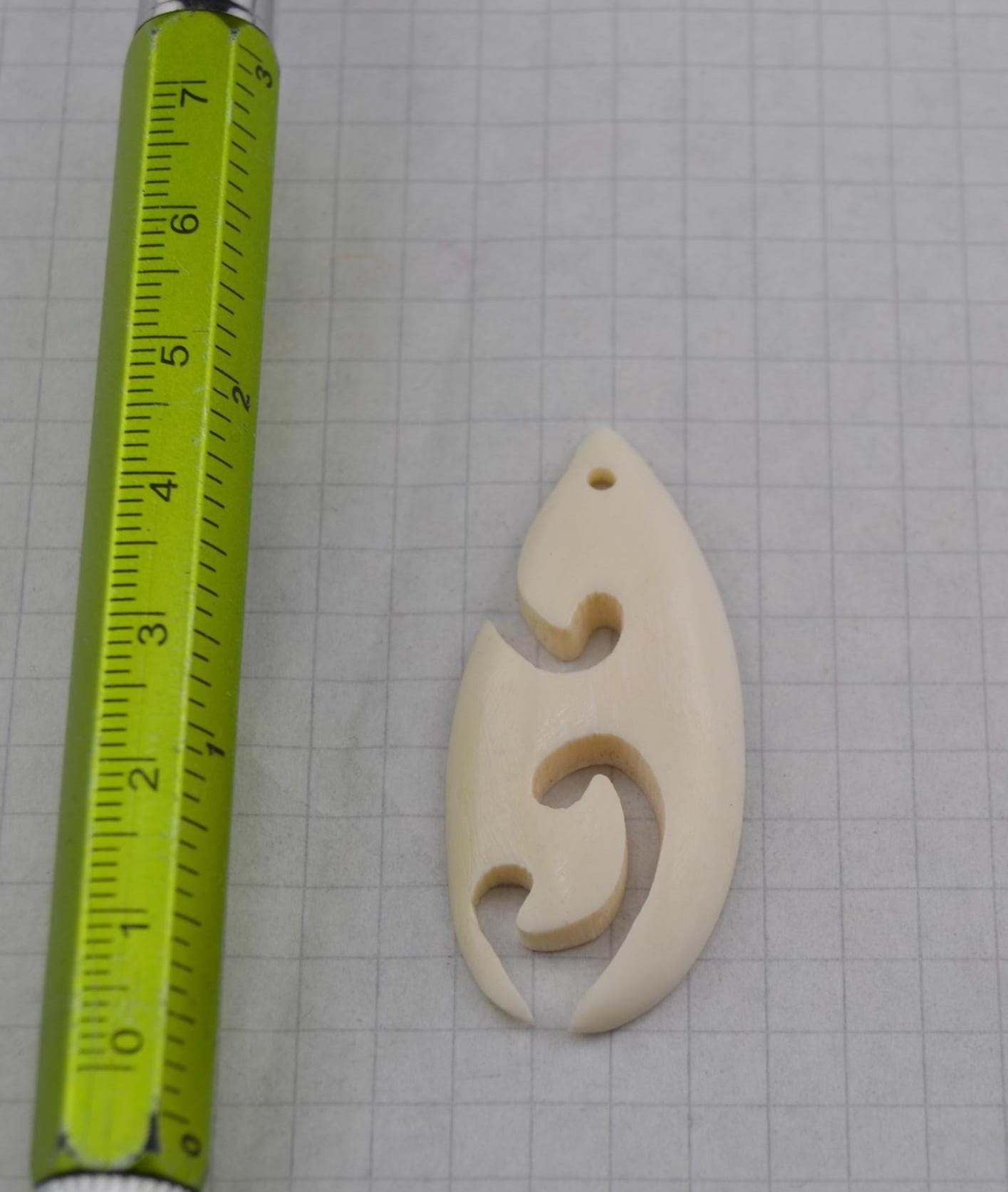 Tribal Fishhooks, hand carved