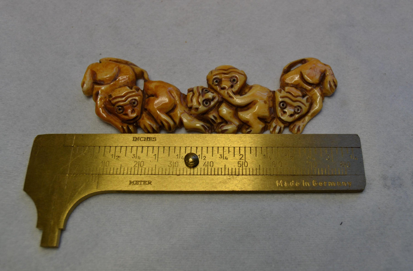 Hand Carved Bone,  link pendants