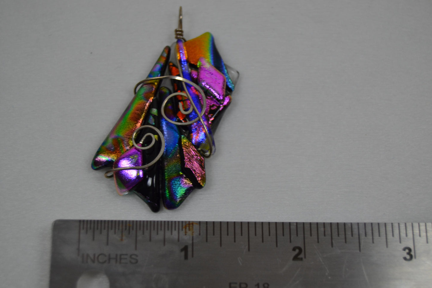 Dichroic Glass Pendants
