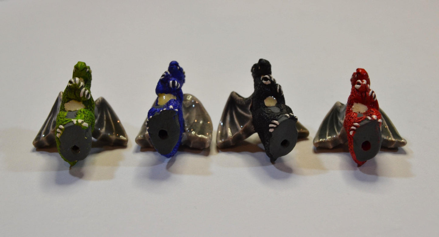 Dragon beads, assorted colors