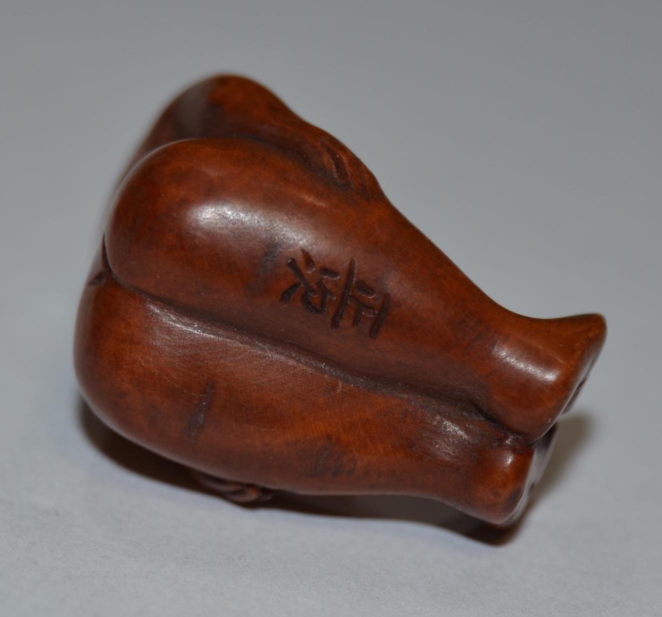 Ojime, figurines, skull  and mask