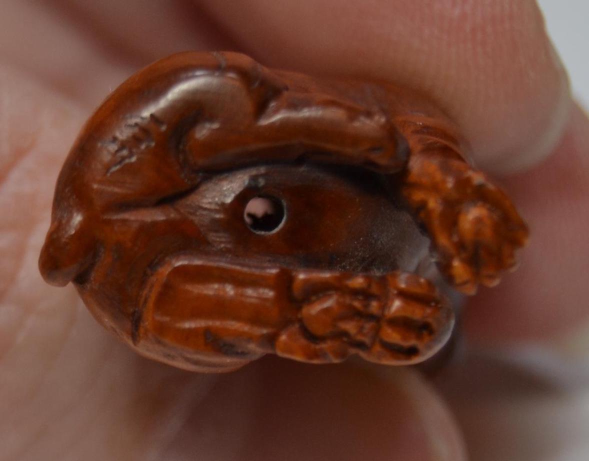 Ojime animal beads