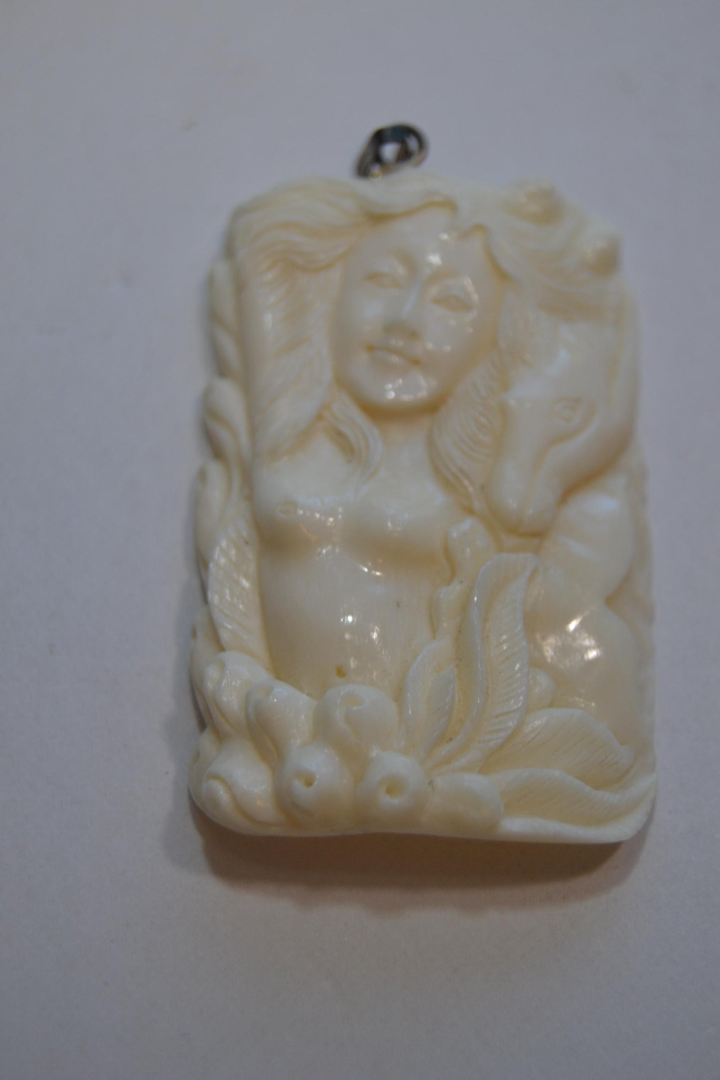 Hand-Carved Fairy/Face Pendants