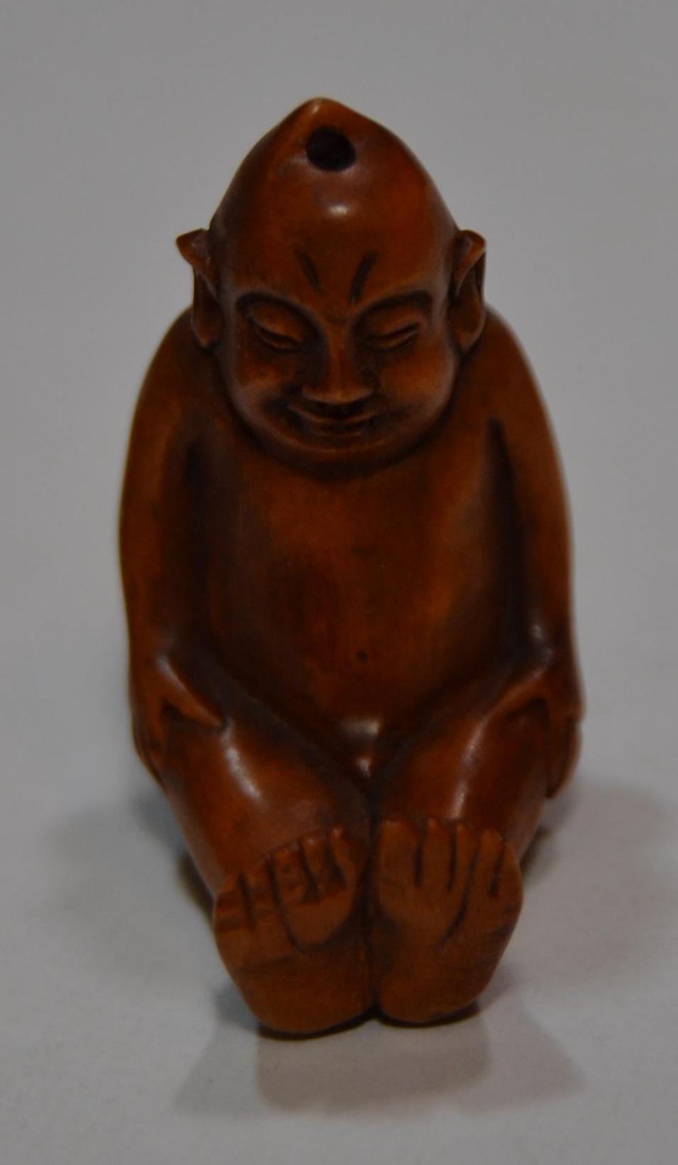 Ojime, figurines, skull  and mask