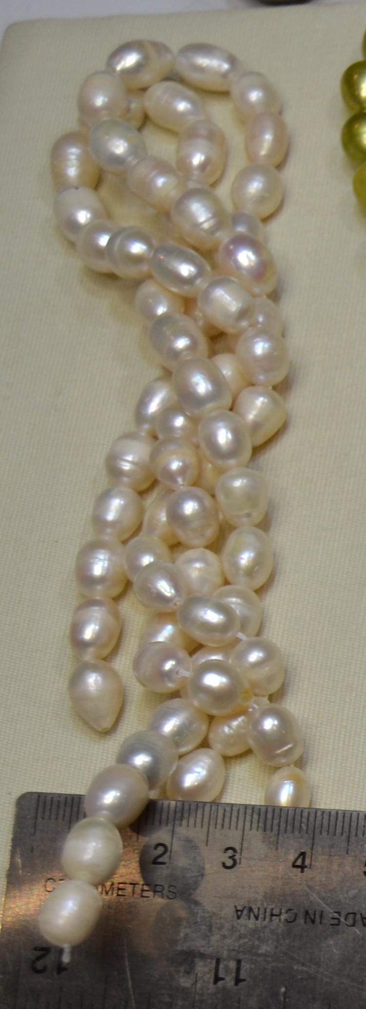 Fresh water pearls various colors and grades