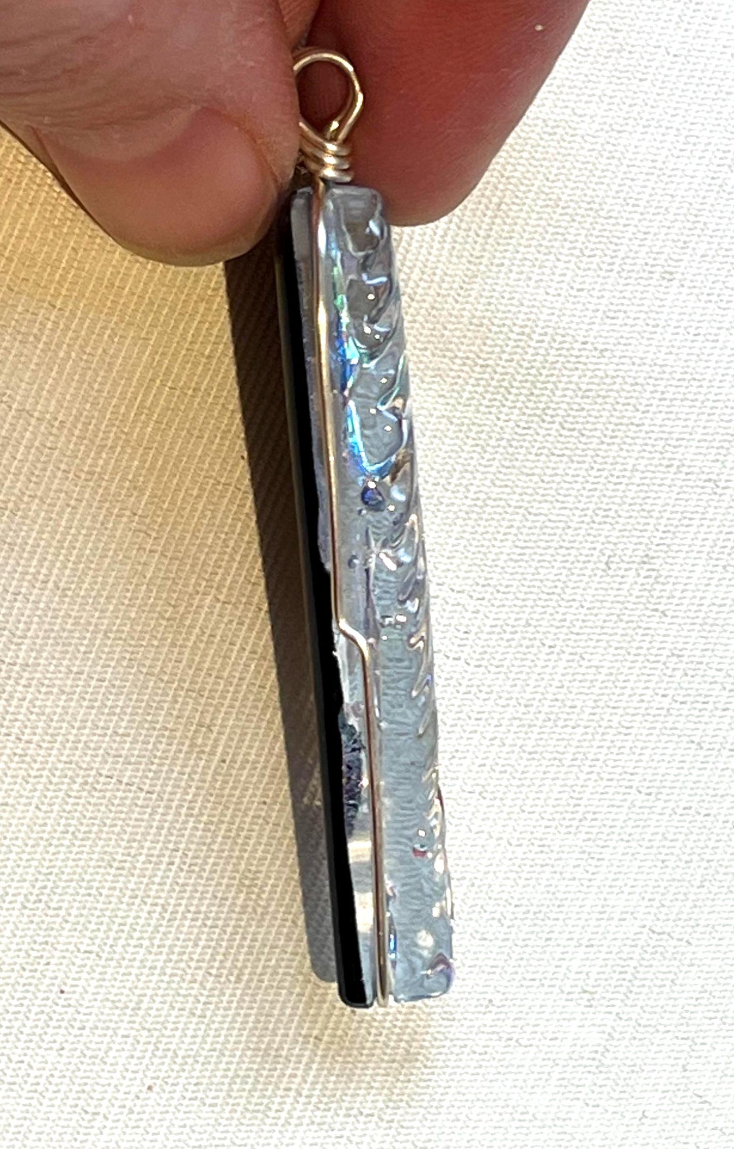 Pressed Glass Pendant