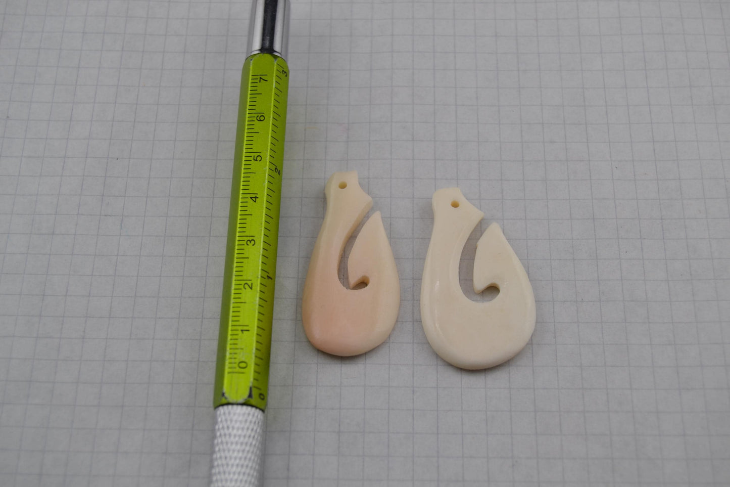 Tribal Fishhooks, hand carved