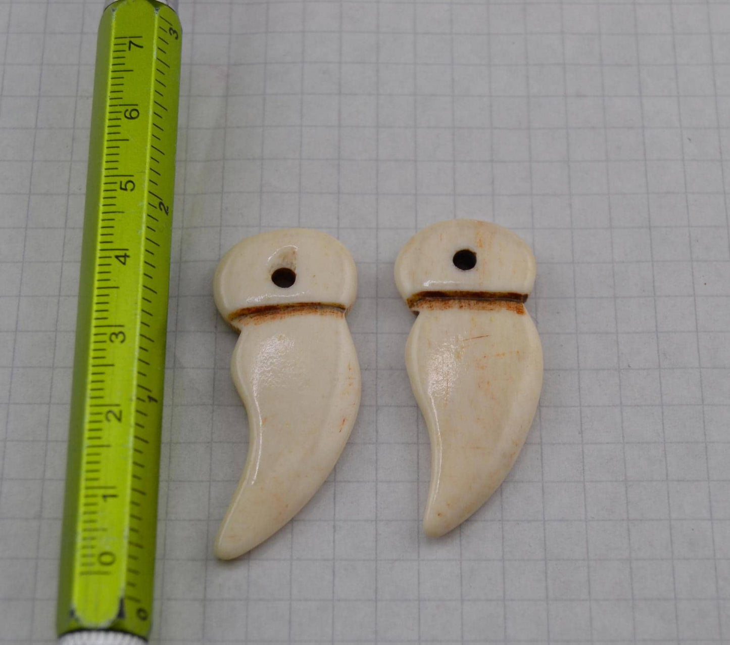 Tribal Fishhooks, hand carved