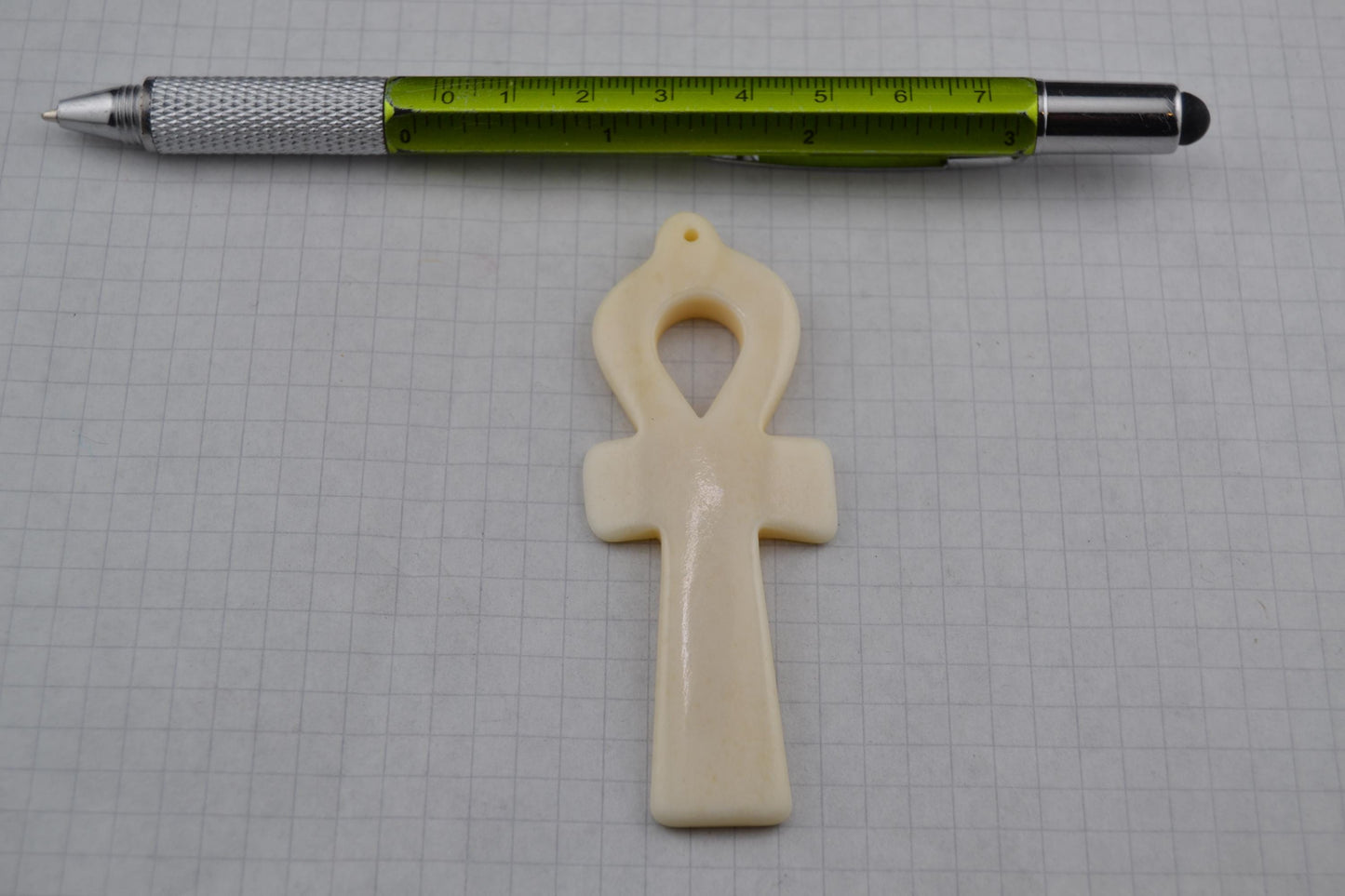 Bone goddess, deity and luck carved bone pendants