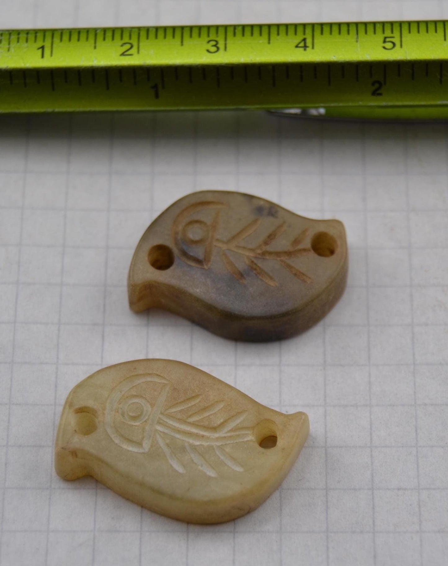 Vintage Jadeite link pairs