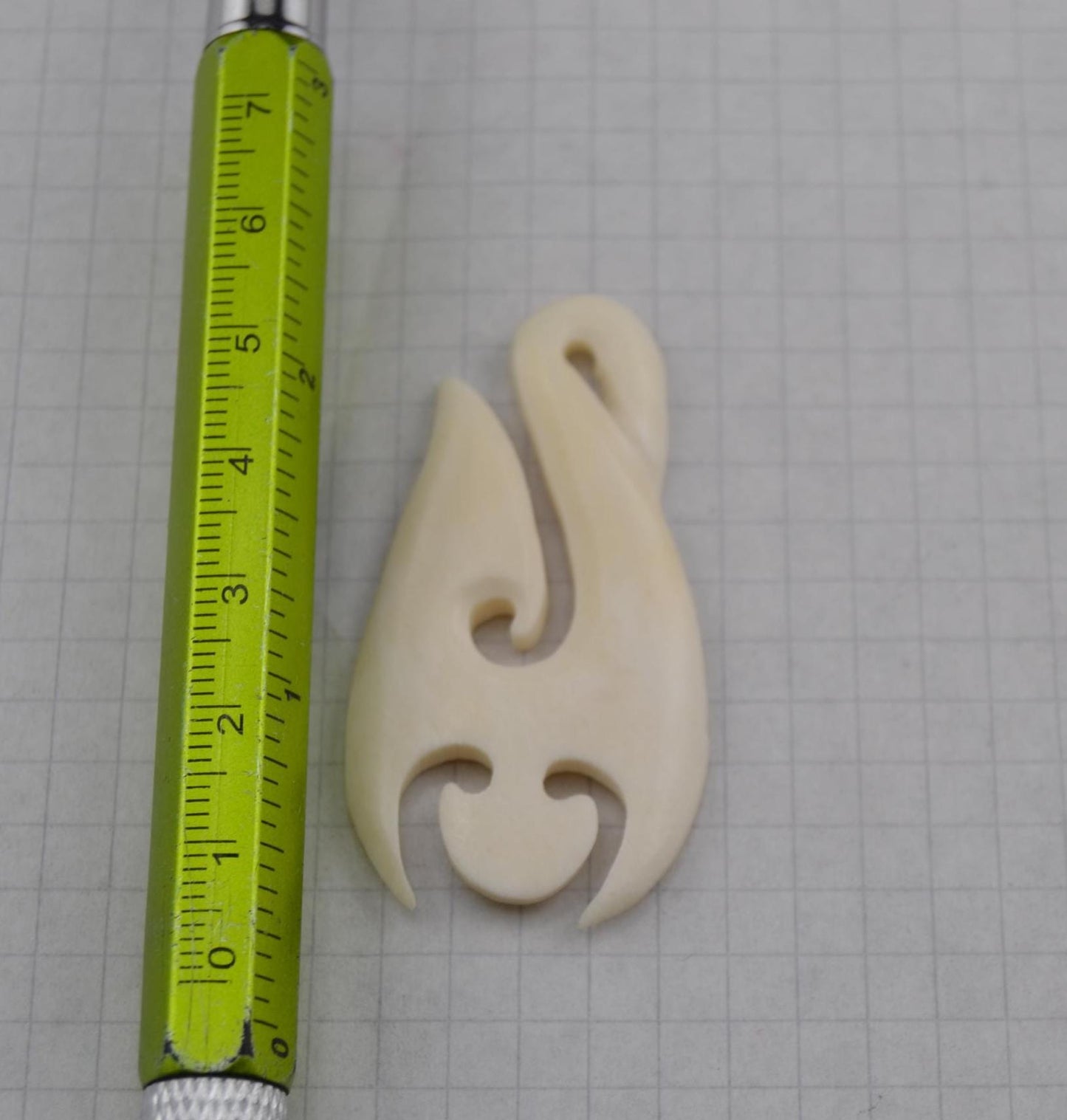 Tribal Fishhooks, hand carved
