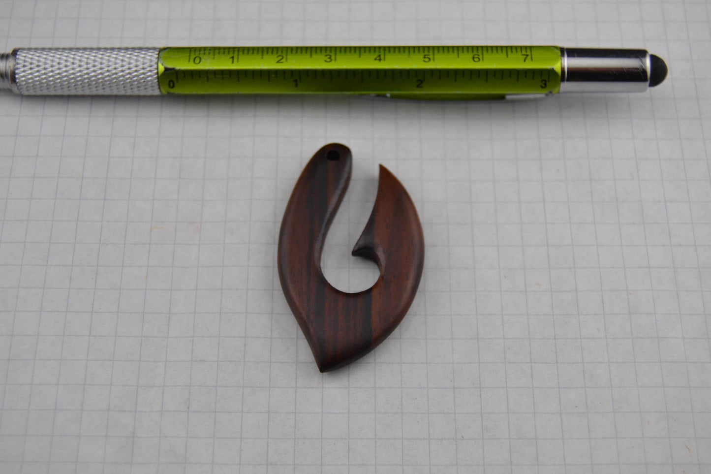 Maori tribal fish hooks - Wood