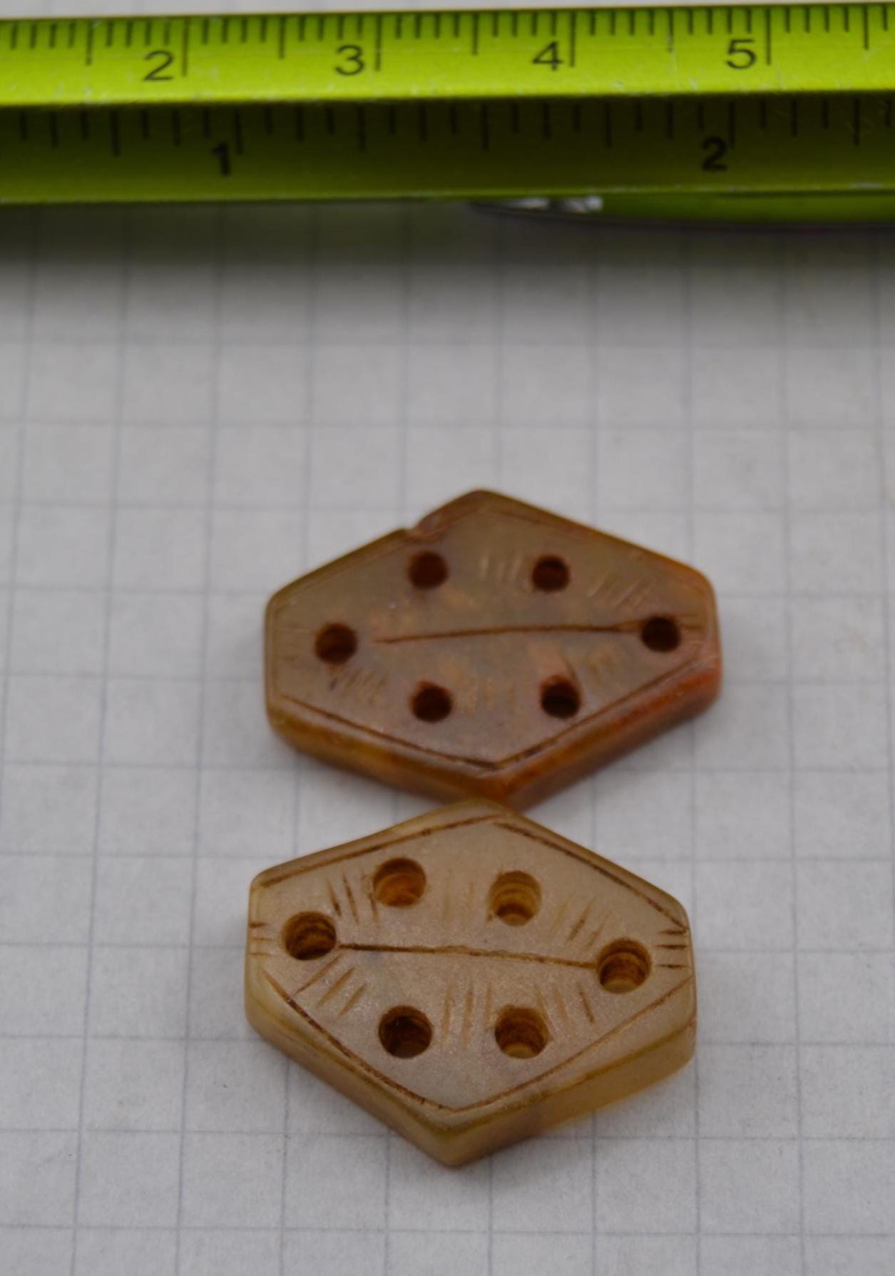 Vintage Jadeite link pairs
