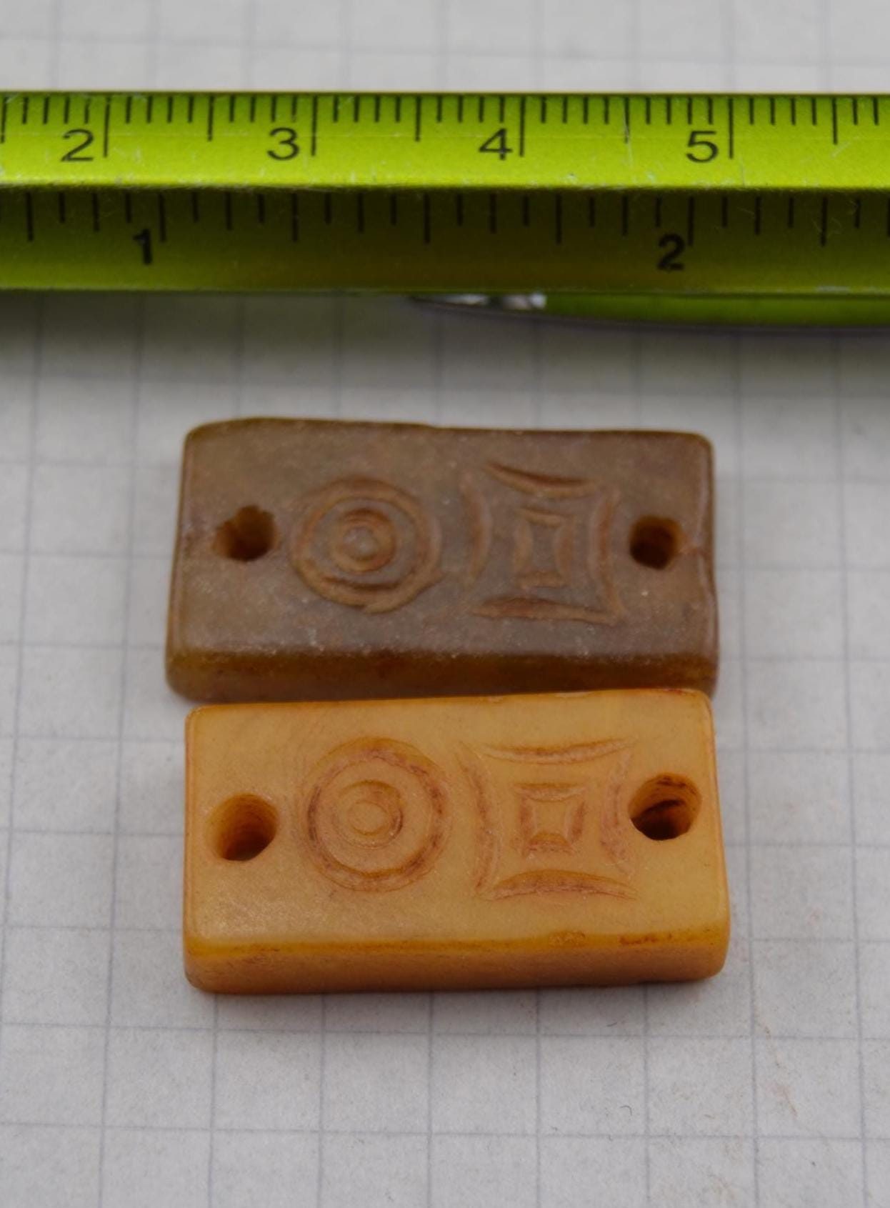 Vintage Jadeite link pairs